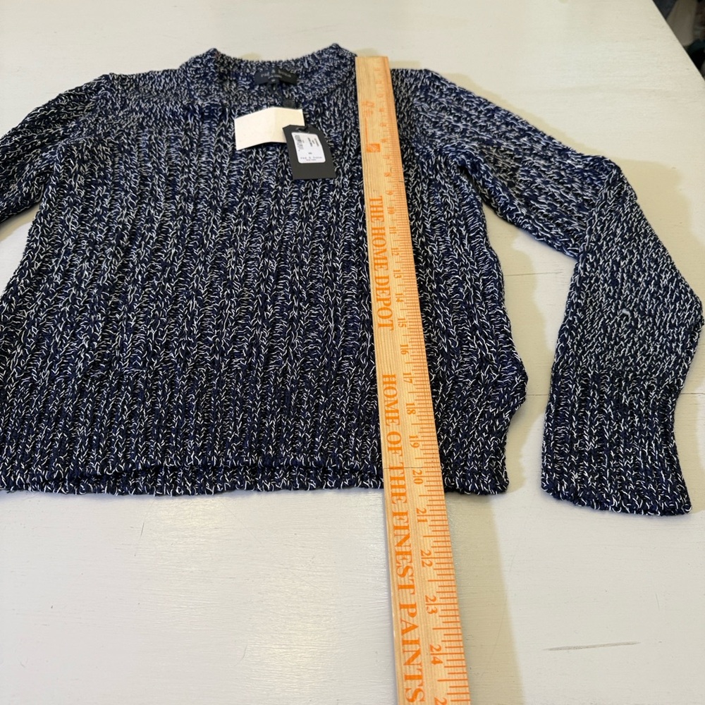 Rag & Bone Adira Marled Cable Knit Crewneck Sweater Size XS - Picture 5 of 8